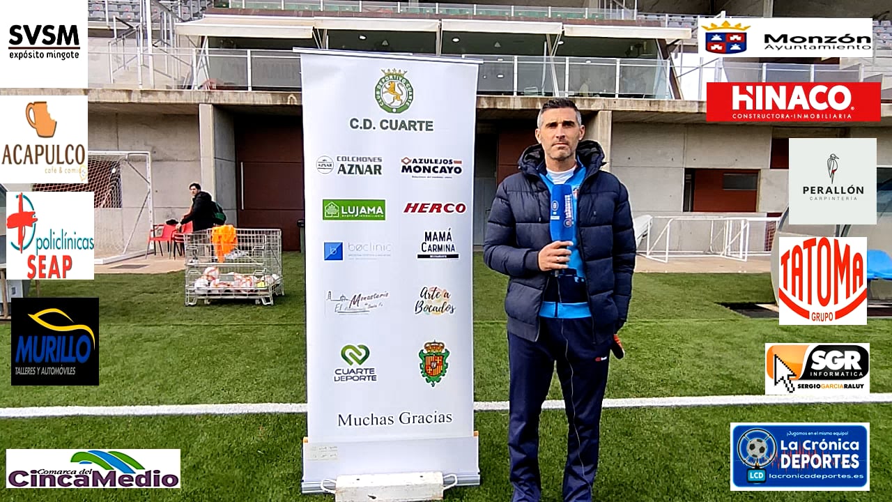 CRISTIAN ABAD (Entrenador Monzón) Cuarte-0-0 At.Monzón / J 18 / 3ª División