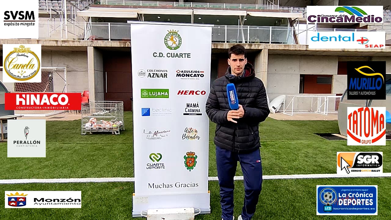 JAVIER CLAVER (Jugador Monzón) Cuarte 0-0 At.Monzón / J 18 / 3ª División