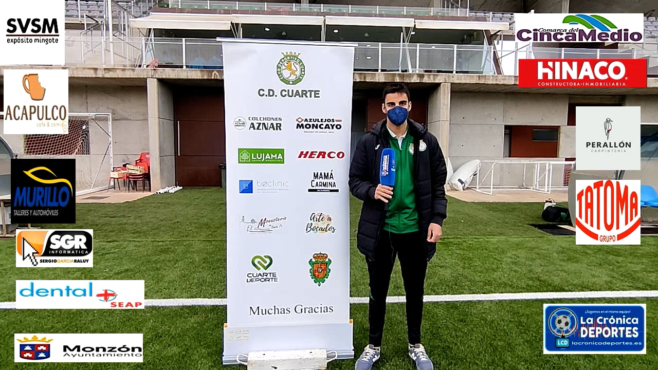 DAVID MARTINEZ (Jugador Cuarte) Cuarte 0-0 At.Monzón / J 18 / 3ª División