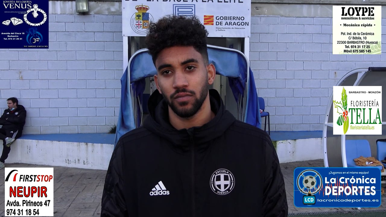 MAURO (Jugador Inter. Huesca) CD Sariñena 1-1 Internacional Huesca / Jornada 15 / Preferente - Gr 1