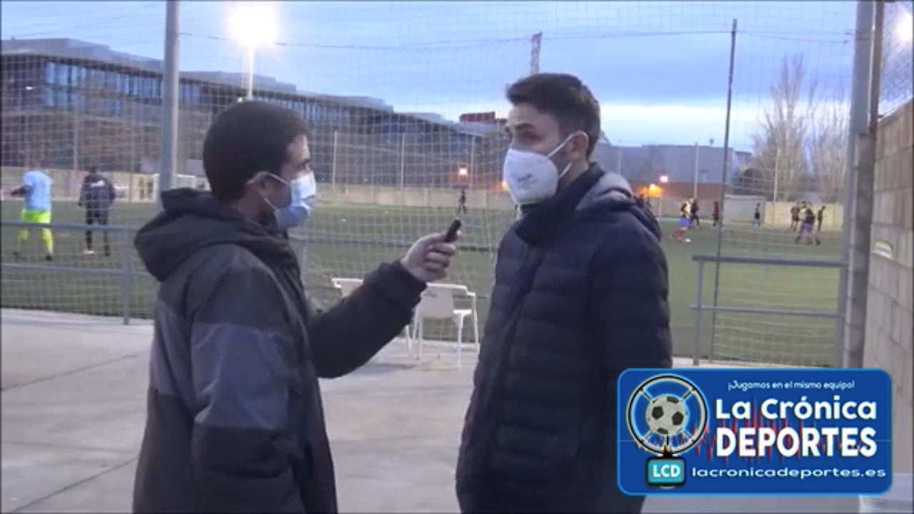 JOSÉ CARLOS GALLEGO (Entrenador Almudévar) El Gancho CF 1-6 AD Almudévar / Jornada 15 / Preferente - Gr 2