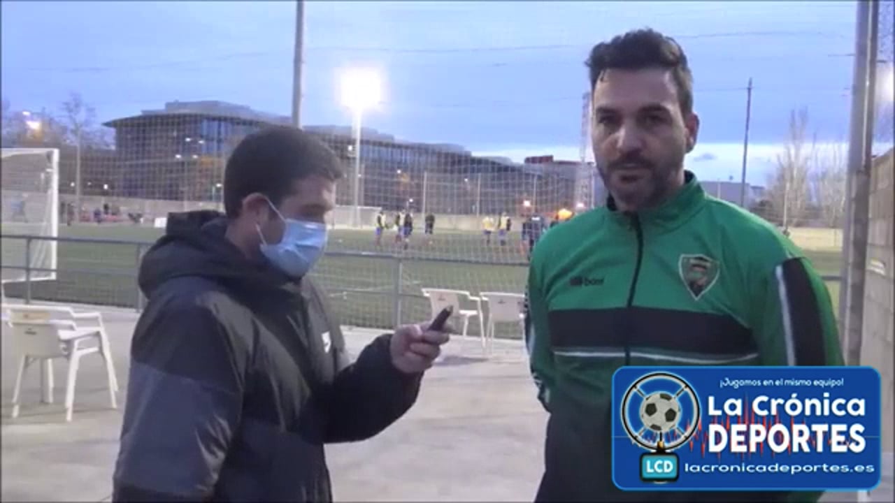 HÉCTOR PÉREZ (Entrenador de El Gancho) El Gancho CF 1-6 AD Almudévar / Jornada 15 / Preferente - Gr 2