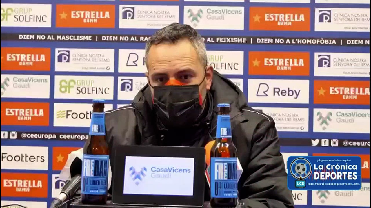 DAVID NAVARRO (Entrenador Tarazona) CE Europa 1-2 SD Tarazona / J 17 / 2ª RFEF - Grupo 3 / Fuente Facebook SD Tarazona