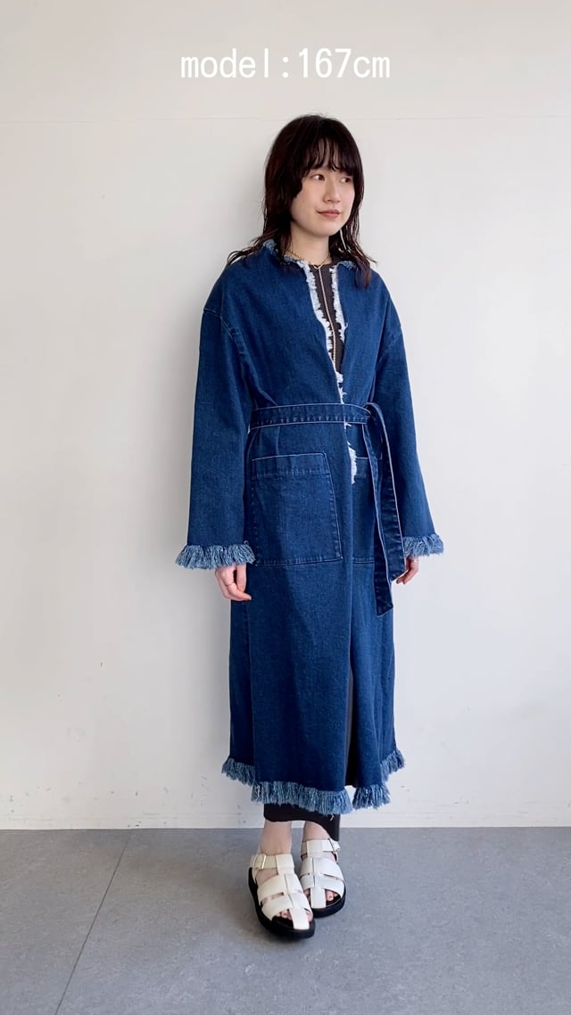 小物などお買い得な福袋 【Whim Gazette】ロングコート デニム