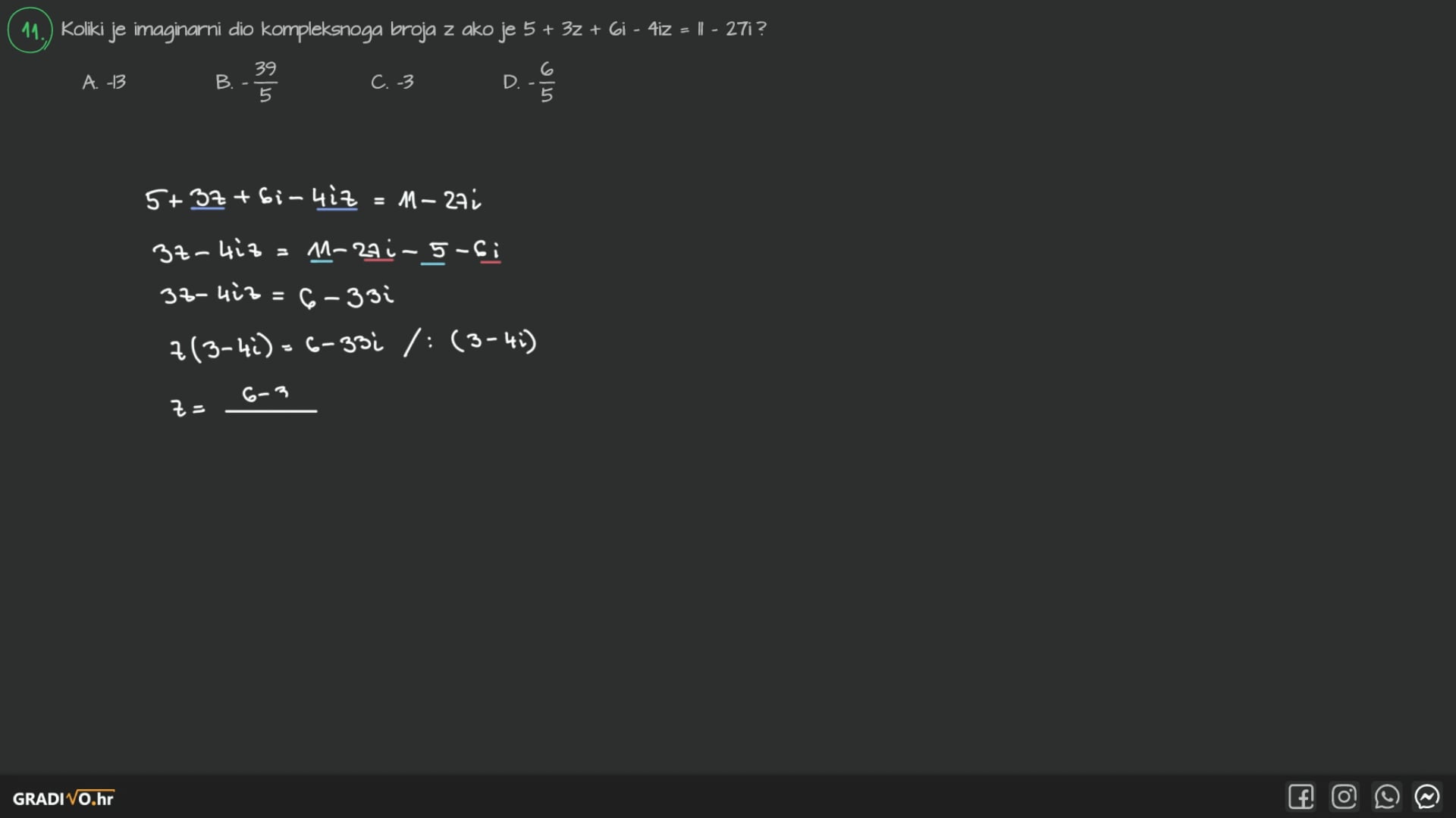 Matematika A - 2018. ljeto, 11.