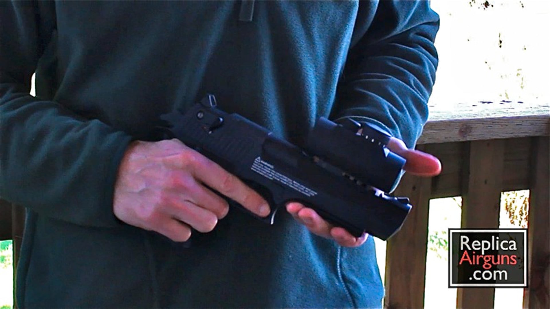 Umarex Magnum Research Desert Eagle Blowback CO2 Pellet Pistol Chronograph FPS Test