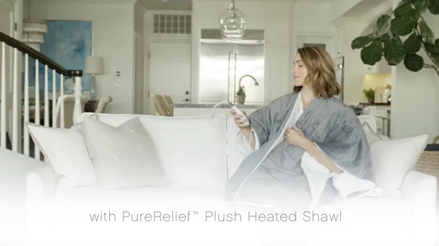 Pure enrichment purerelief discount plush heated throw