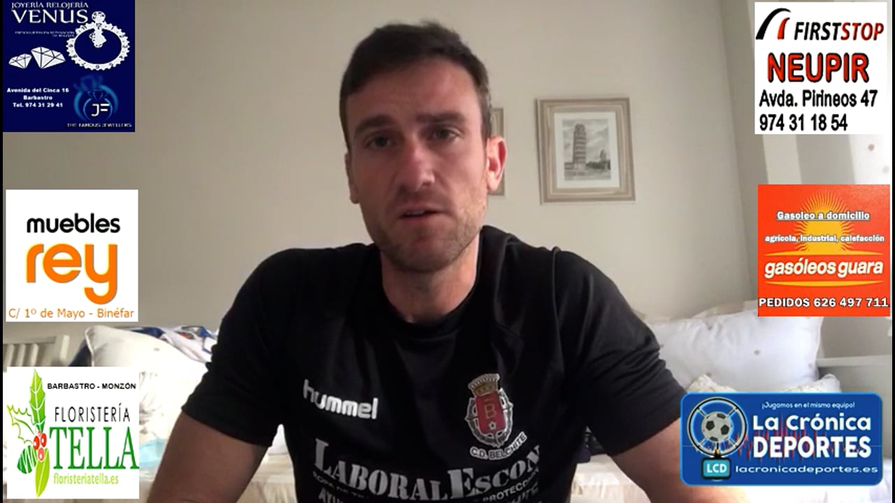 JOSÉ CARLOS COLLADOS (Entrenador Belchite) CD Belchite 0-3 CF Illueca / Jornada 18 / 3ª División