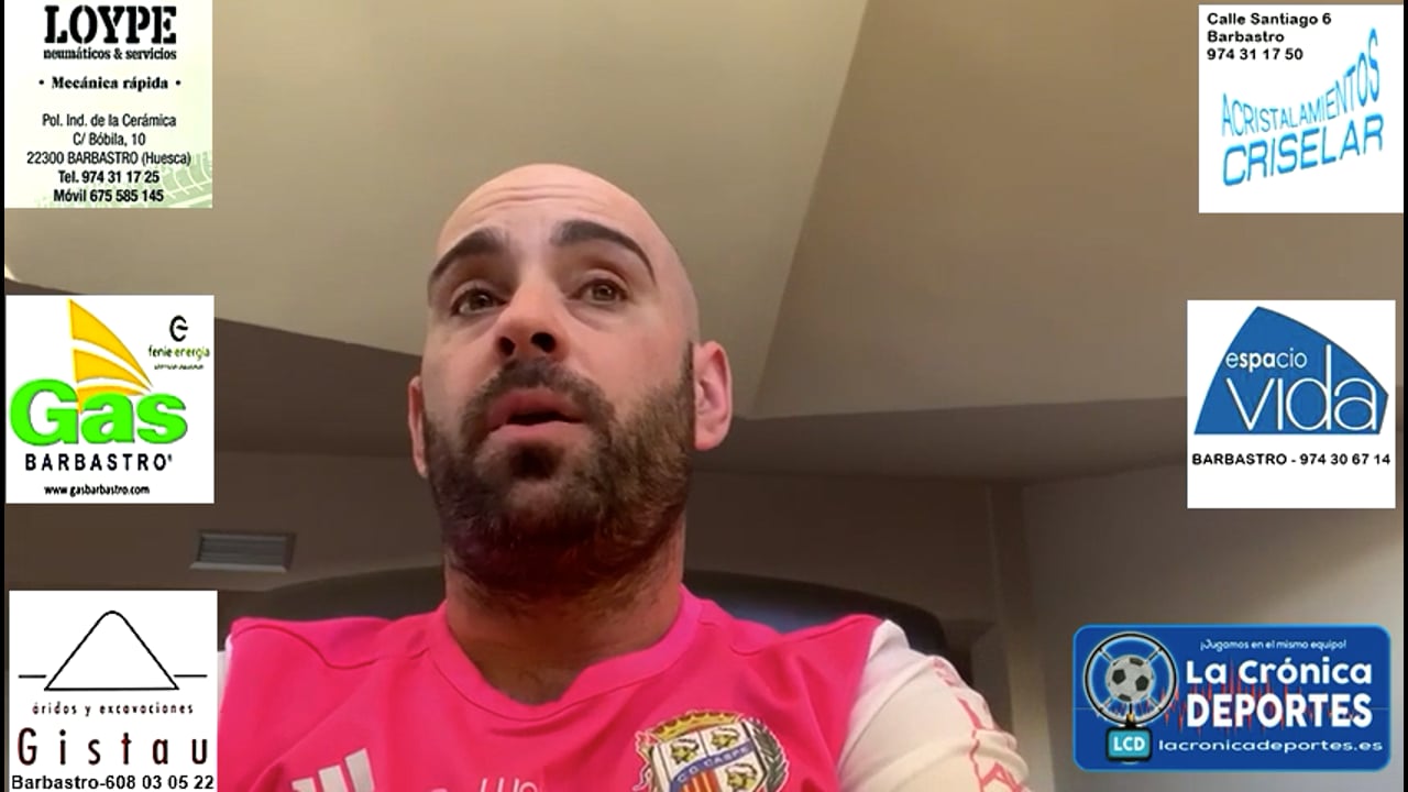 CARLOS GIL (Entrenador Caspe) CD Caspe 3-2 CF Utebo / Jornada 18 / 3ª División