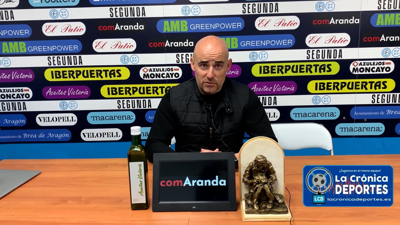 DANI MARTÍNEZ (Entrenador Brea) CD Brea 1-2 Espanyol B / Jornada 17 / 2ª RFEF - Grupo 3 / Fuente YouTube CD Brea