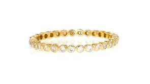 25 ct. t.w. Bezel-Set Diamond Eternity Band in 14kt Yellow Gold