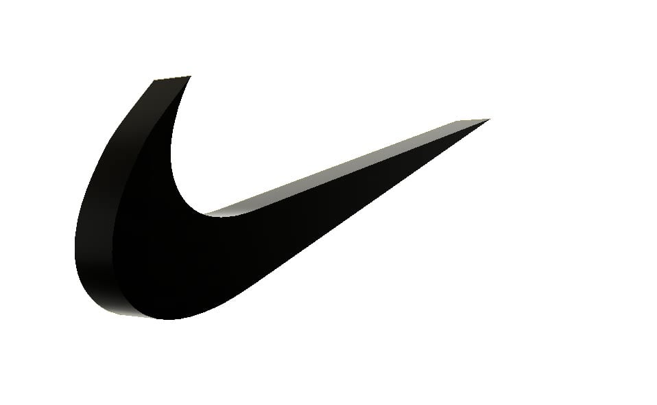 Uitgebreid ontgrendelen Onveilig Nike logo 3D Model on Vimeo