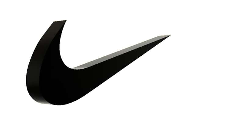 Nike logo online 3d