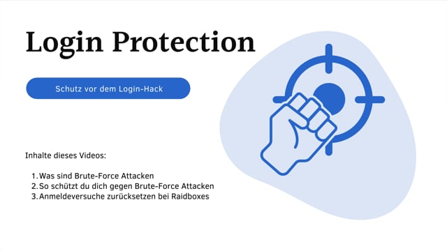 Schutz vor Brute Force Attacken
