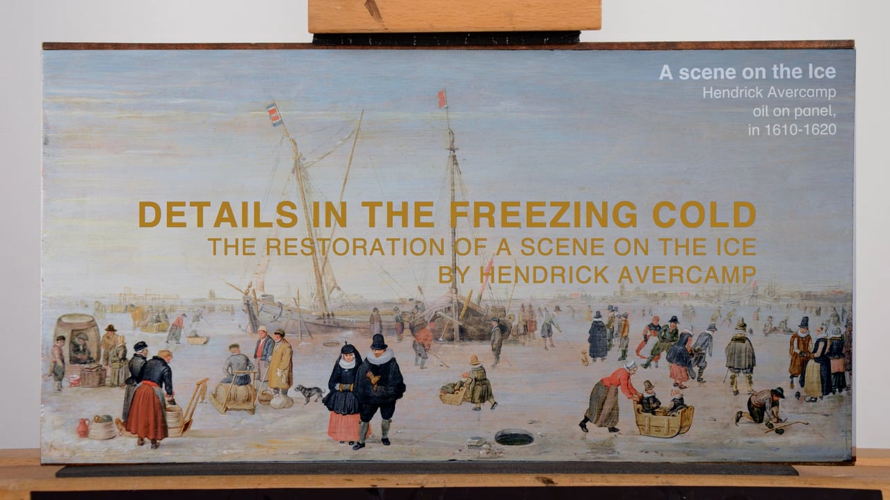 Details in the freezing cold: The restoration of A Scene On Ice by Hendrick Avercamp. Video: Manó Szöllósi 