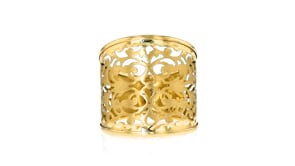 Italian 14kt Yellow Gold Filigree Ring