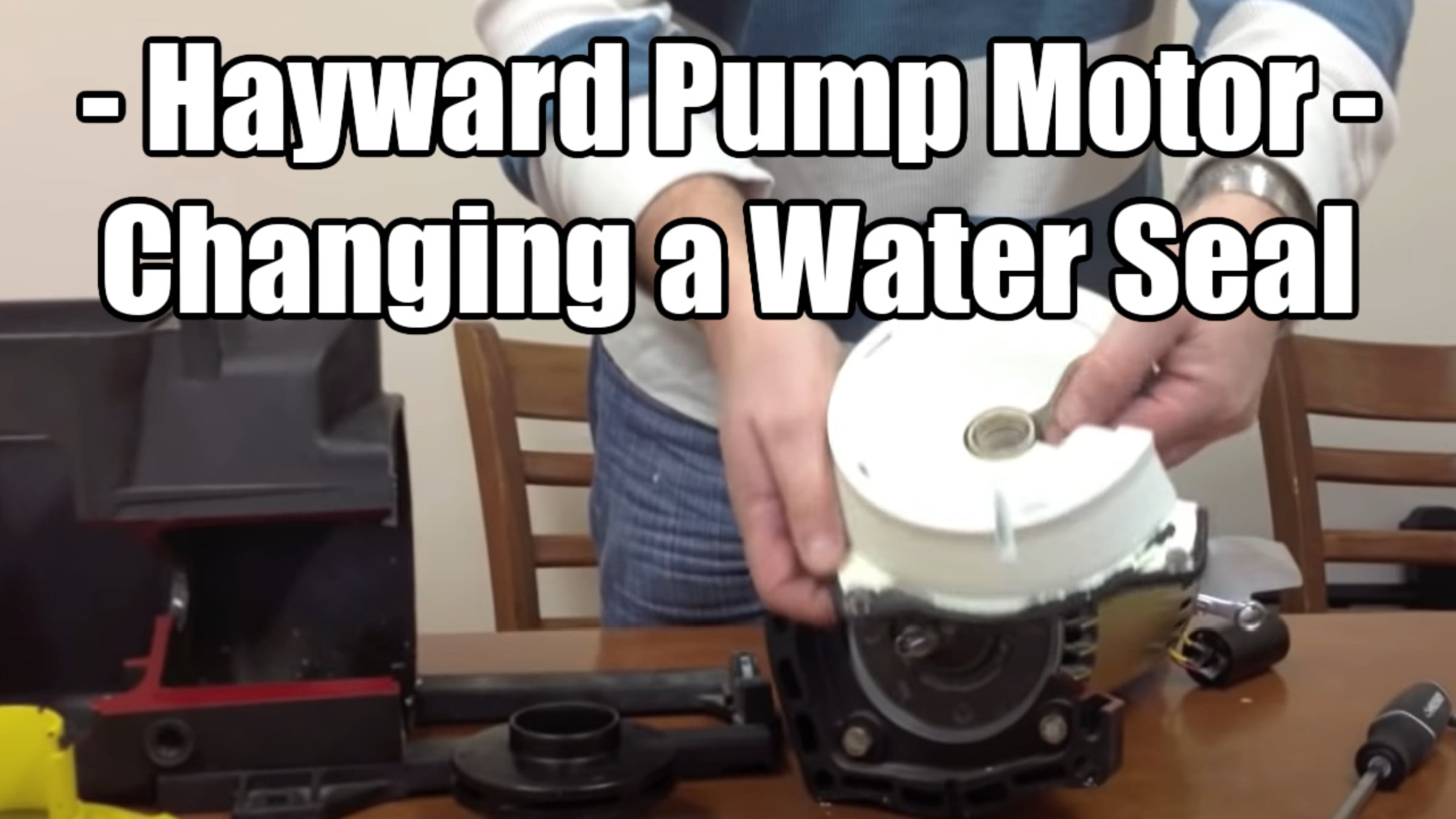 How to Change a Water Seal in Hayward Pool Pump Motor.mp4 | Videos ...