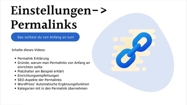 Einstellungen Permalinks