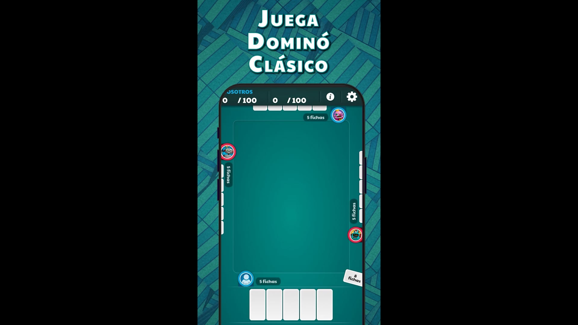 Short-form Ad: Gazeus - Dominoes "Play" (Spanish)