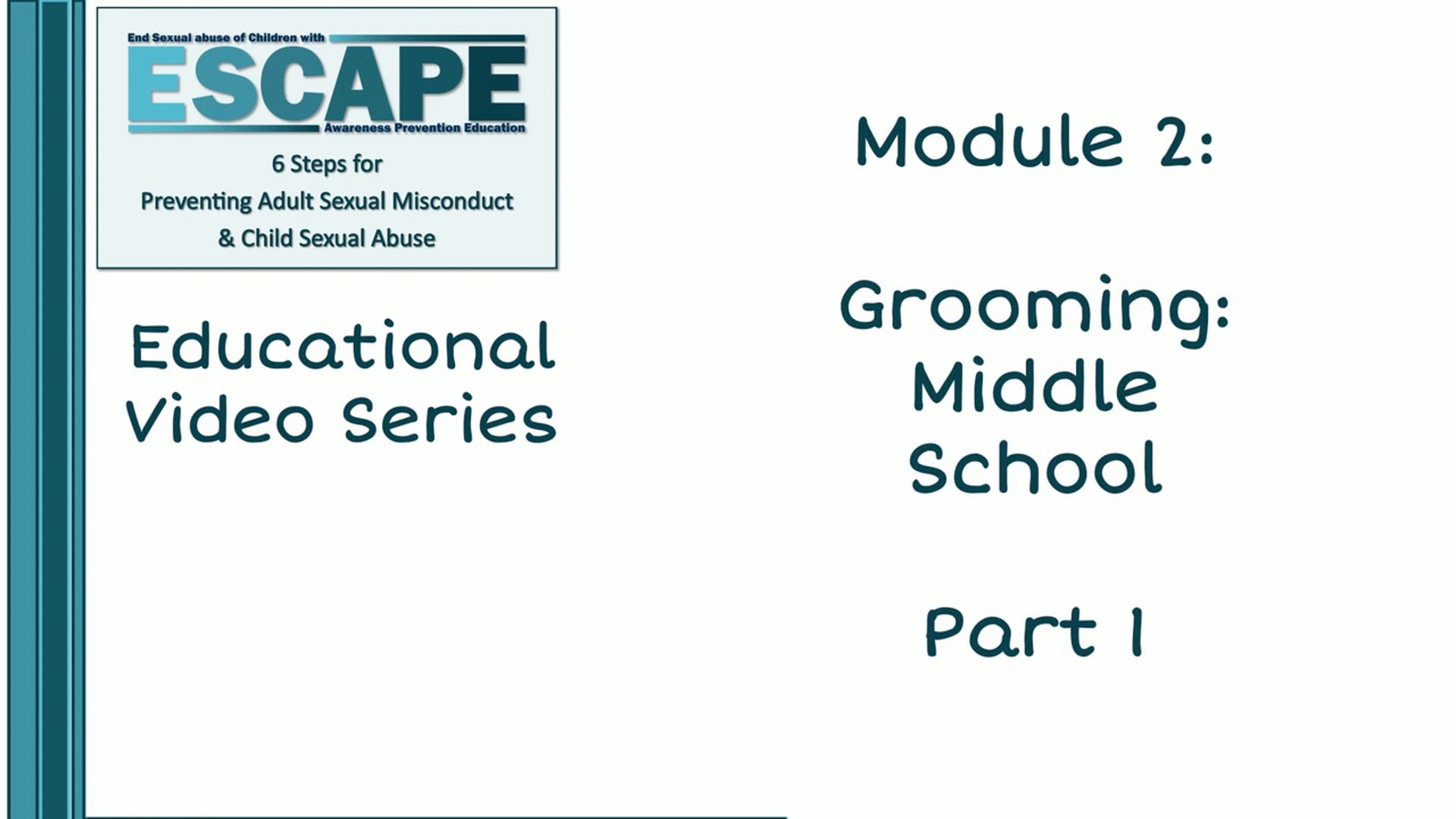Grooming: Middle School