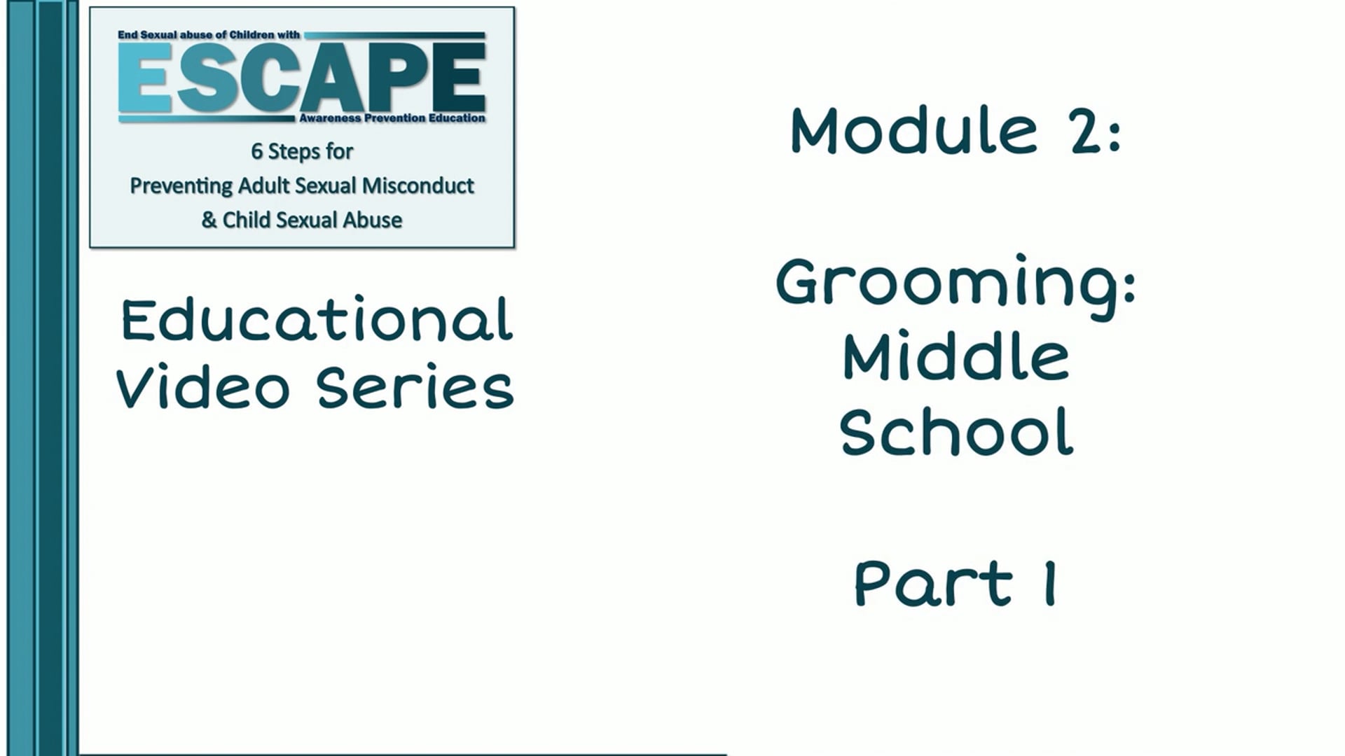 Grooming: Middle School
