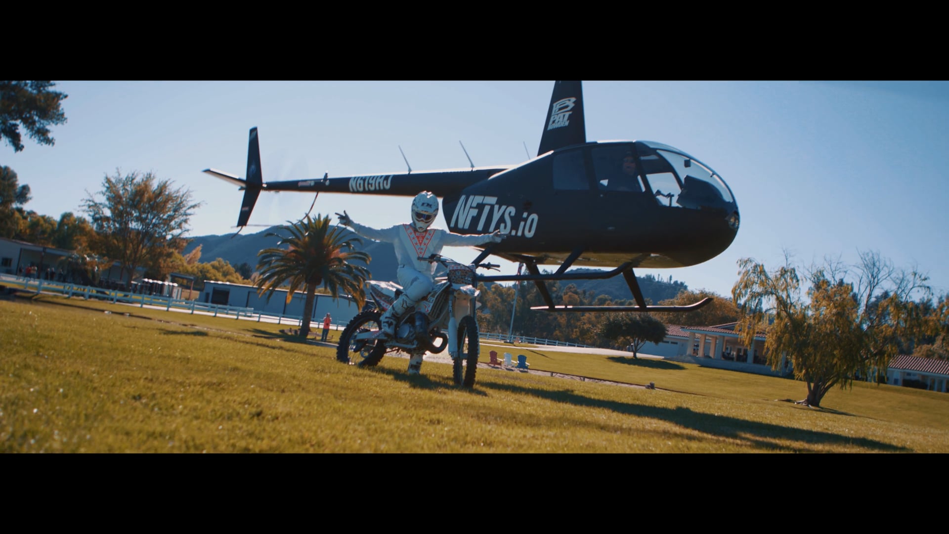 Motorbike VS Helicopter