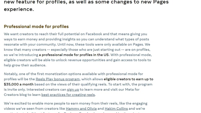 Neu! Das private Profil war gestern, nun gibt es ProMo