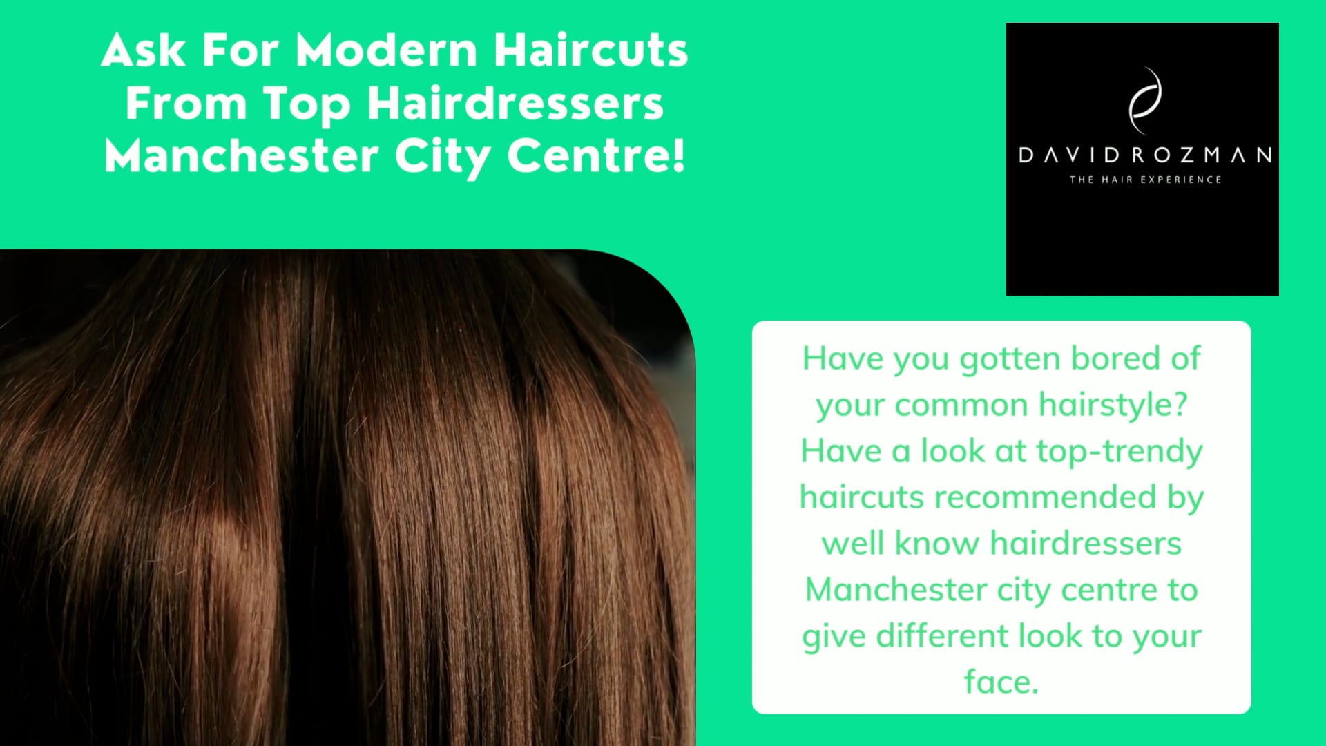 Ask For Modern Haircuts From Top Hairdressers Manchester City Centre