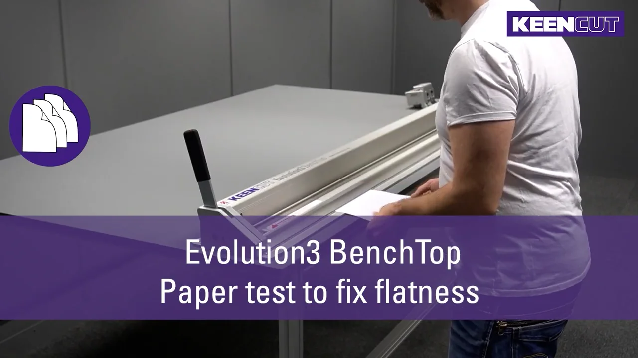 Paper test to fix flatness on Vimeo