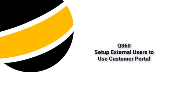 Setup External Users to Access Customer Portal