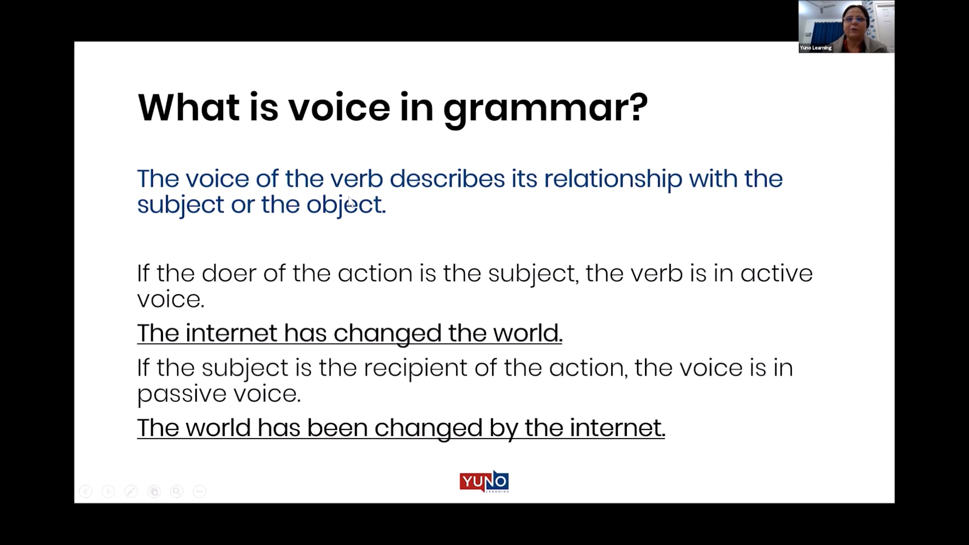Active and Passive Voice