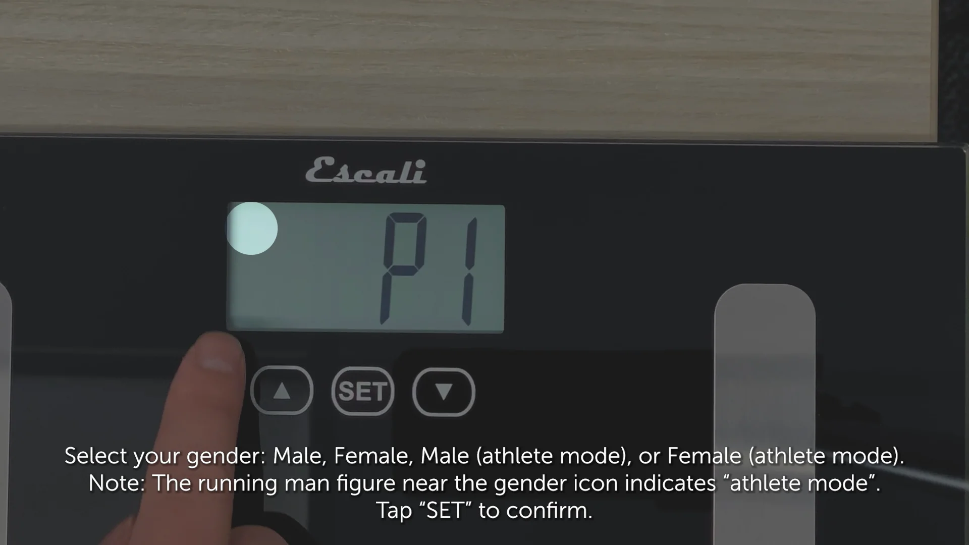 Escali BF180 Body Composition Scale_Setup Tutorial on Vimeo