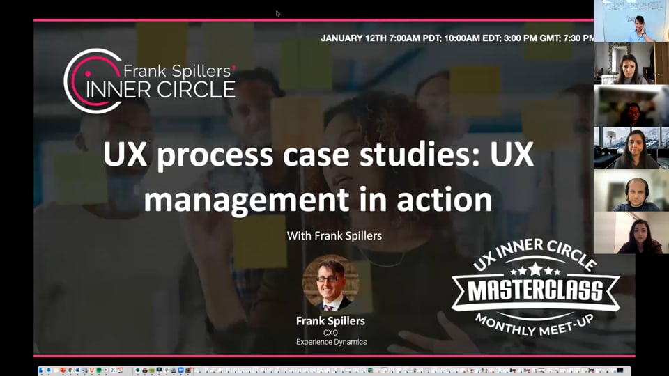 UX process case studies–UX management in action (1 of 2)