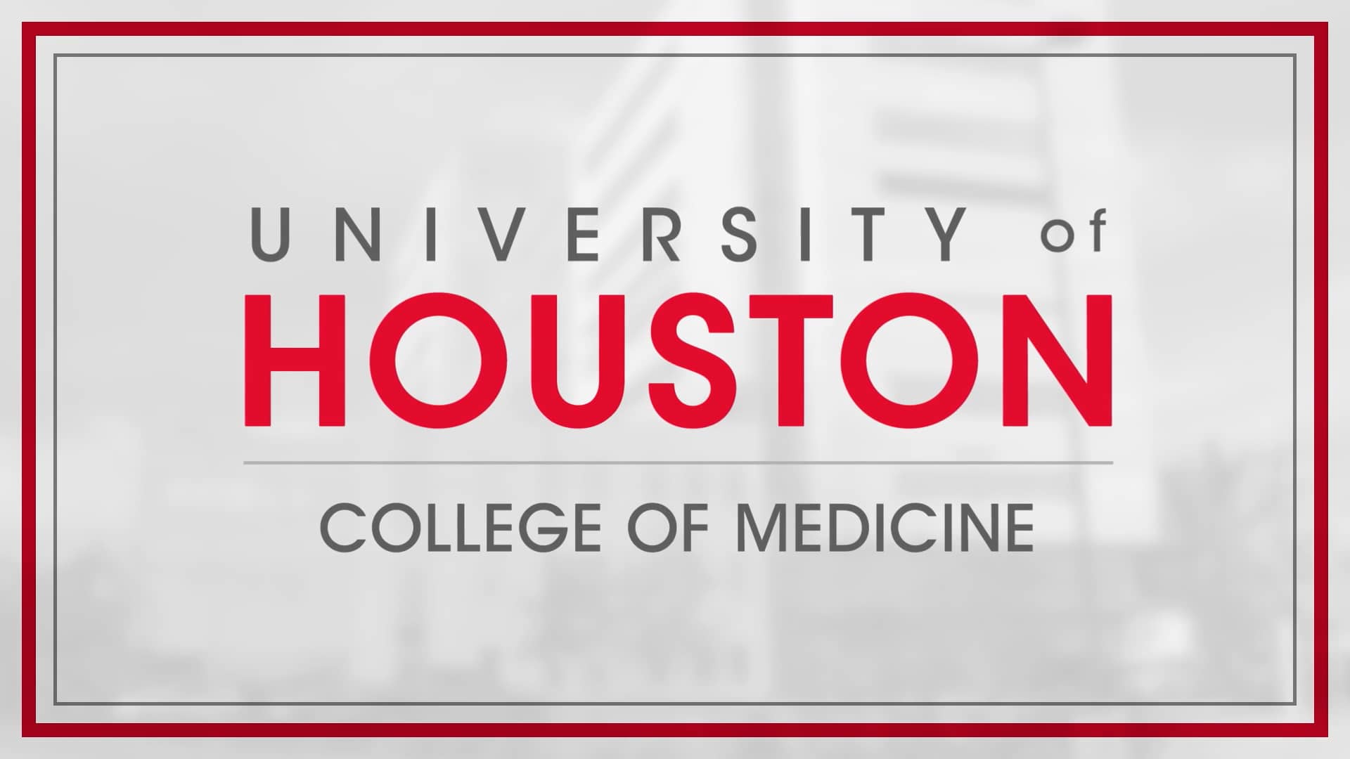 Uh College Of Medicine Tour 2022 On Vimeo