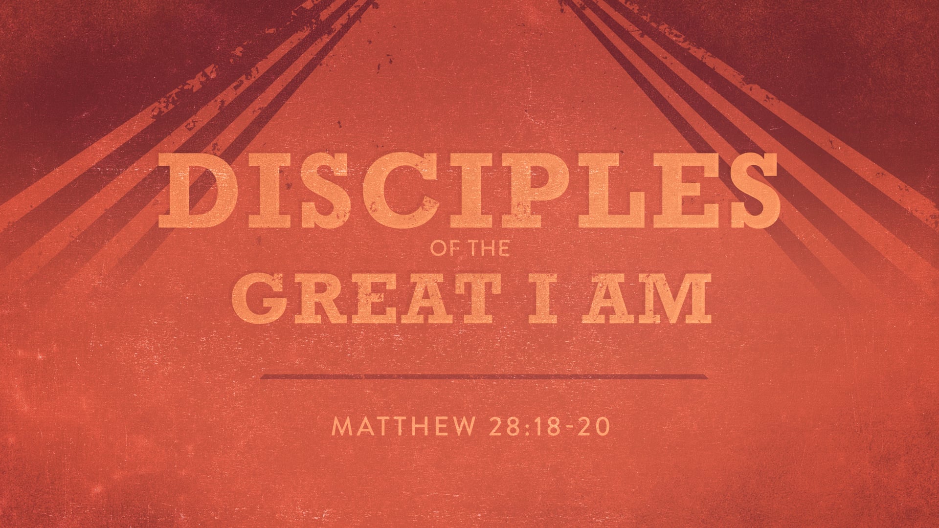 Disciples of the Great I am