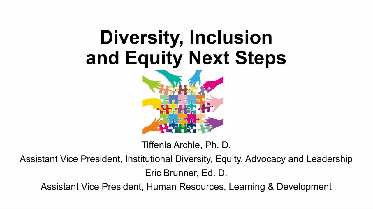 Diversity Inclusion and Equity Next Steps
