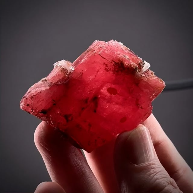 Rhodochrosite with Quartz (old classic)