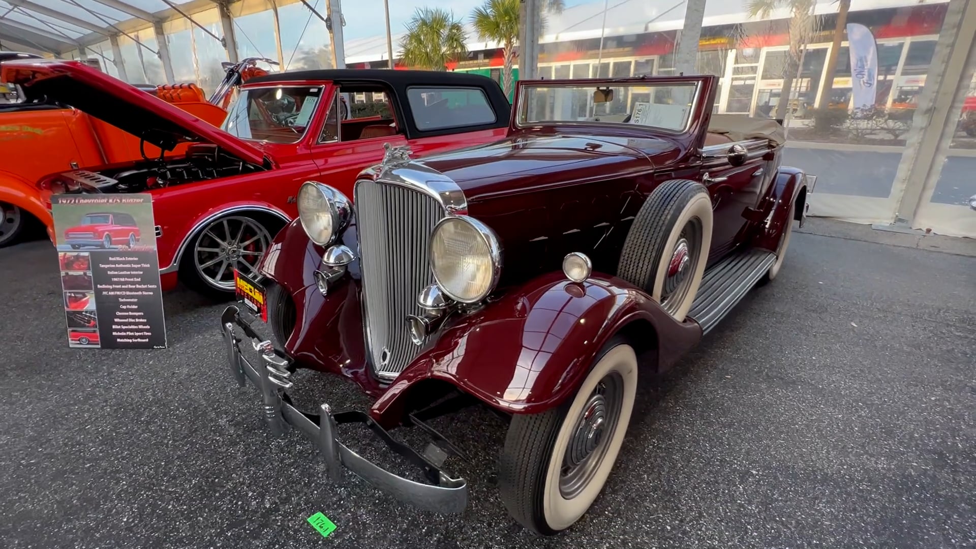 1933 Hudson Essex Terraplane 8 Deluxe Convertible Coupe S176.1