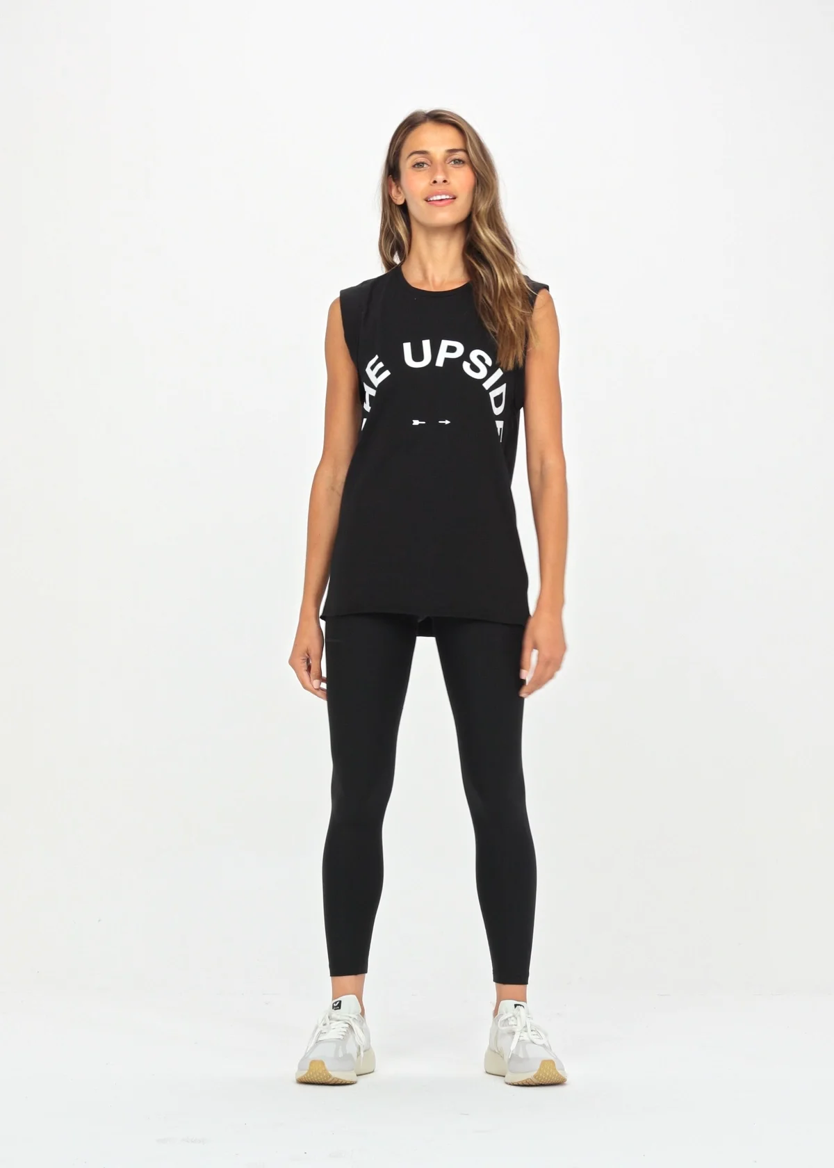 MUSCLE TANK in BLACK | The UPSIDE