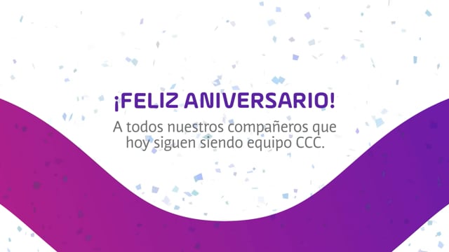 Feliz aniversario