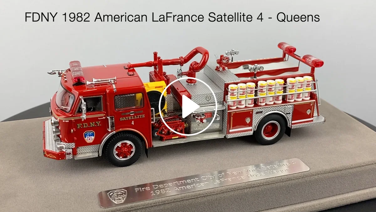 Fire Replicas FDNY 1982 American LaFrance Satellite 4 - Queens