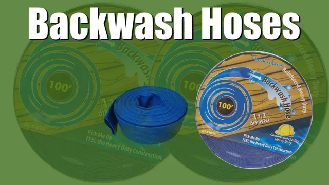 Replacing a Backwash Hose 