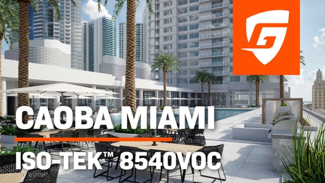 Caoba Miami, Iso-Tek™ 8540voc penetrating concrete sealer