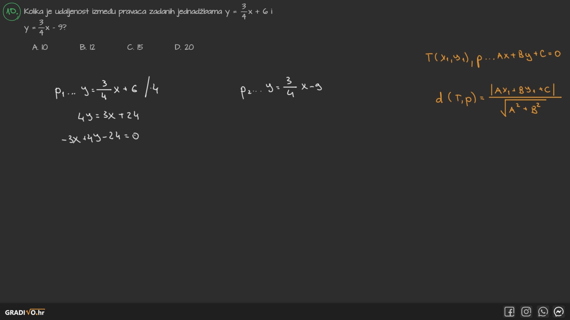 Matematika A - 2020. jesen, 10.