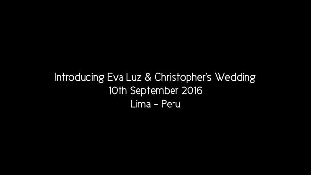 Eva Luz + Christopher (slideshow Boda)