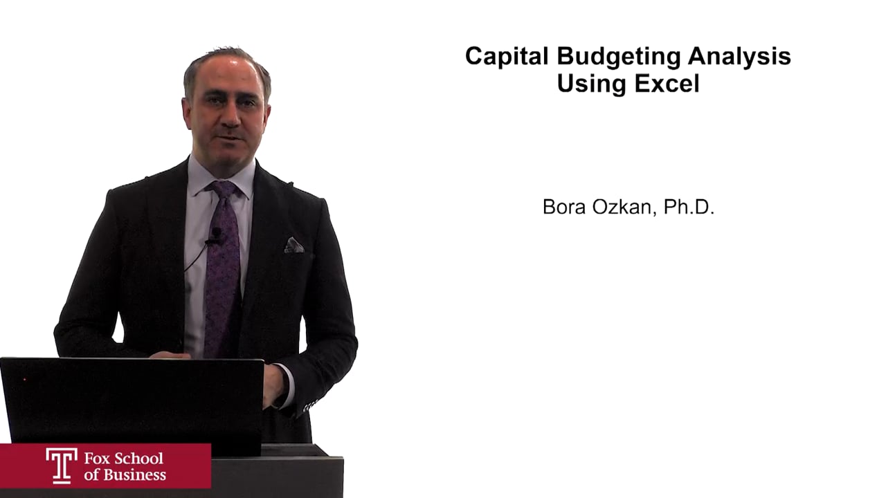 Capital Budgeting Analysis Using Excel
