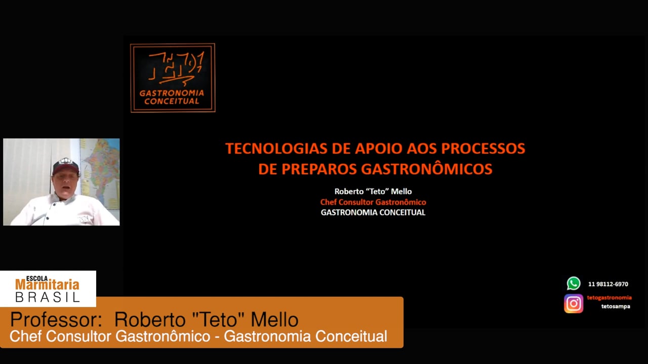 Tecnologias de Apoio aos Processos de Preparos Gastronmicos