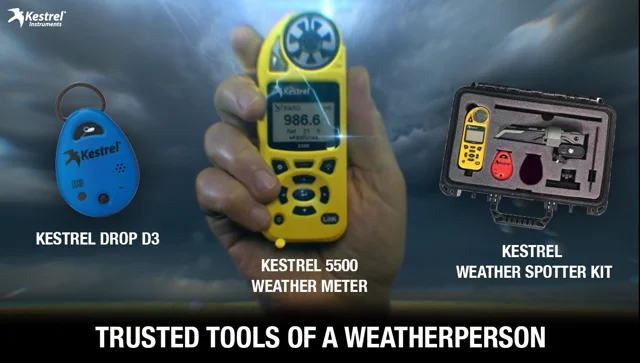 Kestrel 5500 Handheld Weather Station  Wind Speed Meter Kestrel  Instruments