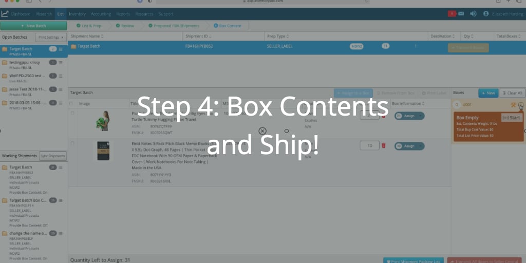 InventoryLab Tutorials - Step 4: Box Contents On Vimeo