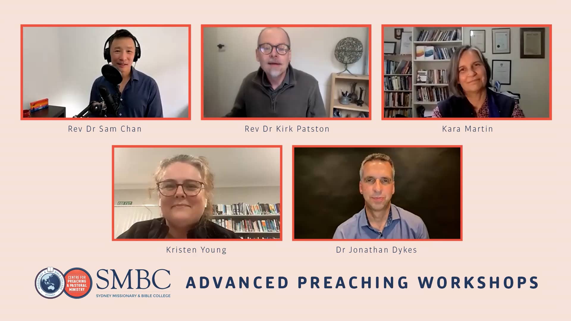 SMBC Advanced Preaching Workshops on Vimeo